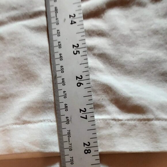 Oneita Womans White T Shirt Sz L Logo Beach Ware New with out tags - Picture 6 of 6